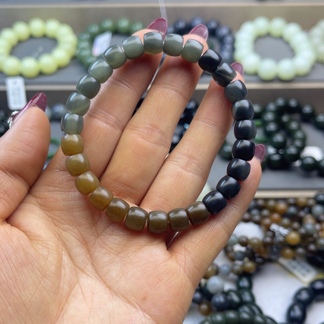 和田玉手链未镶嵌