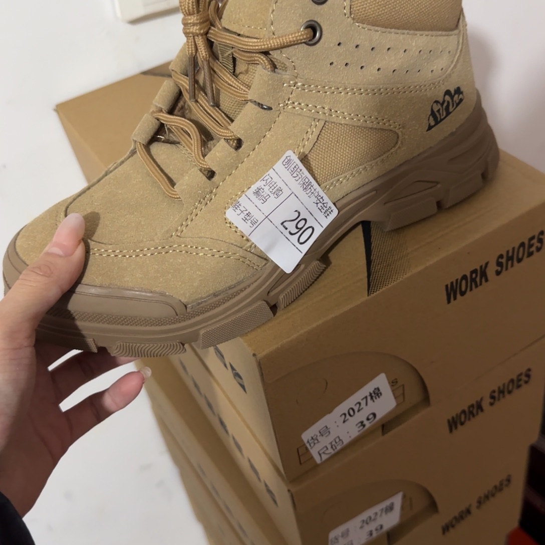 290。40码卡其马丁靴棉鞋