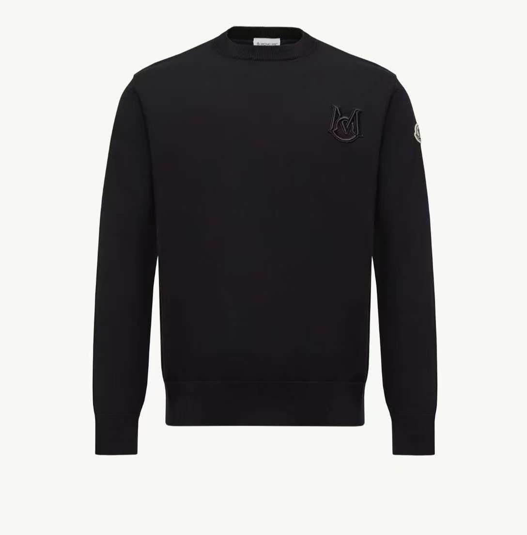 未使用 MONCLER 盟可睐 25秋冬 男士纯棉毛衣