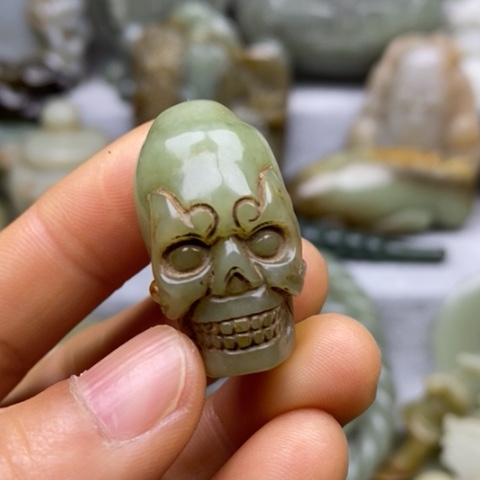 和田玉挂件把件摆件未镶嵌