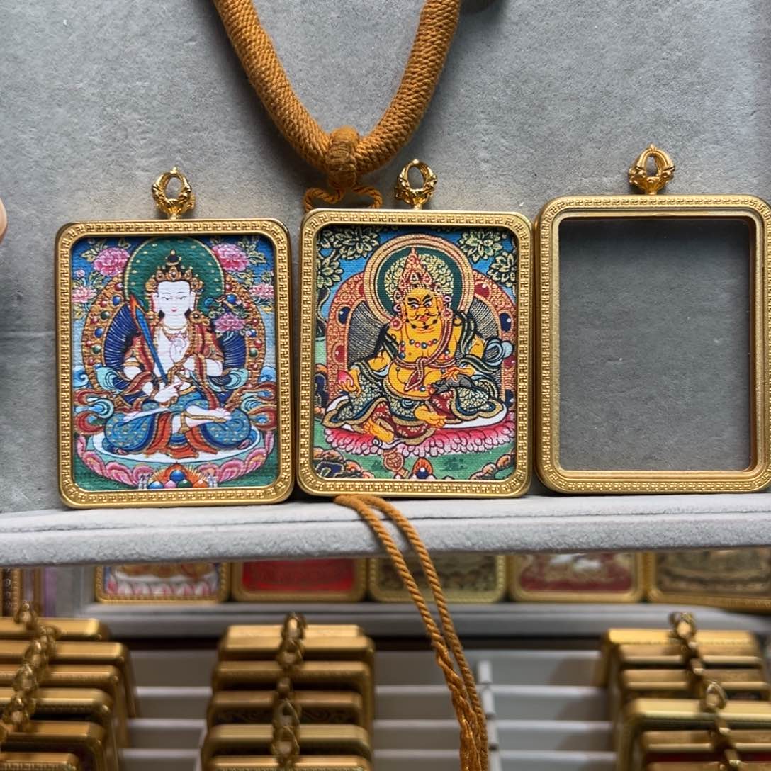 吊坠河**姐双面铜壳3号绳子