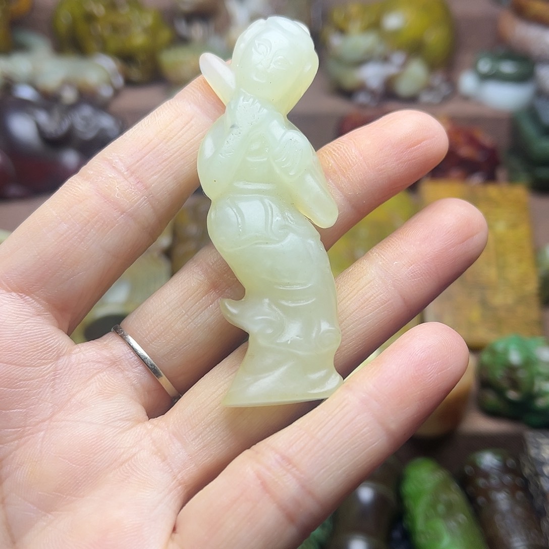 白玉菩提吊坠133。。