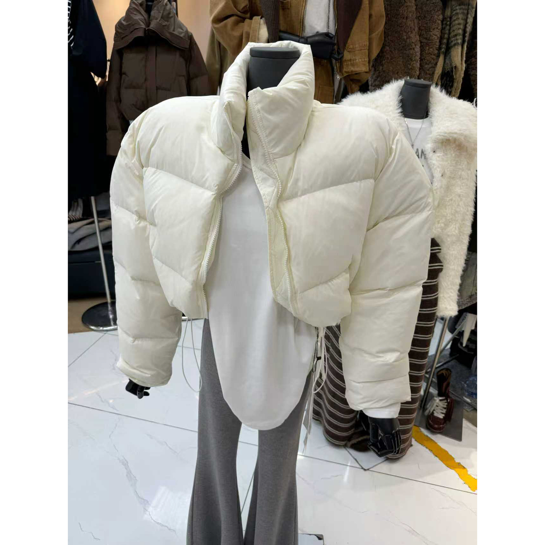 【大敏家】2025韩版立领羽羽服短外套