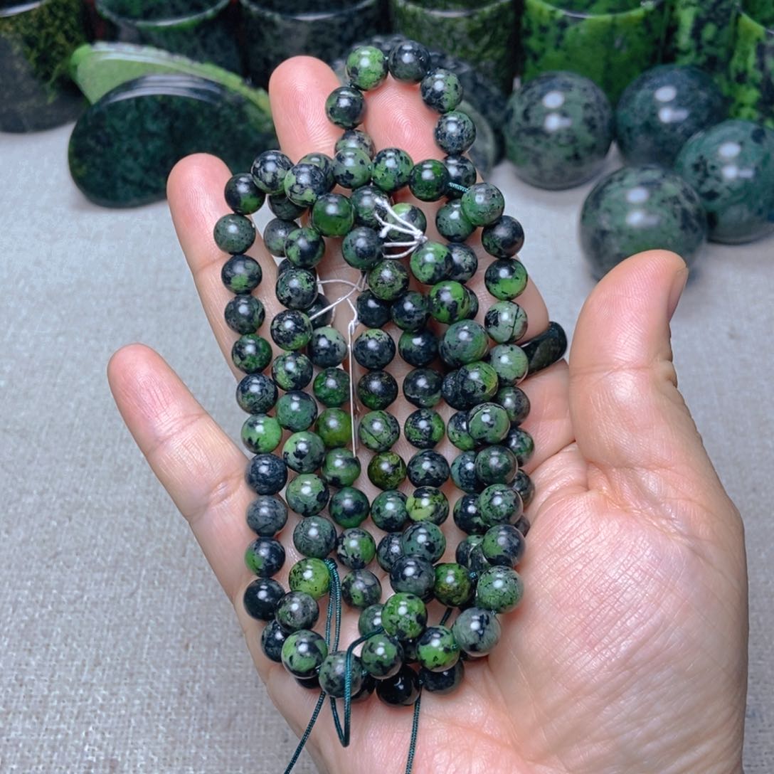 蛇纹石玉手链未镶嵌