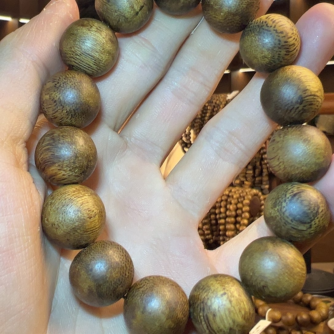 沉香沉香碎屑卡1.5圆珠单圈16克