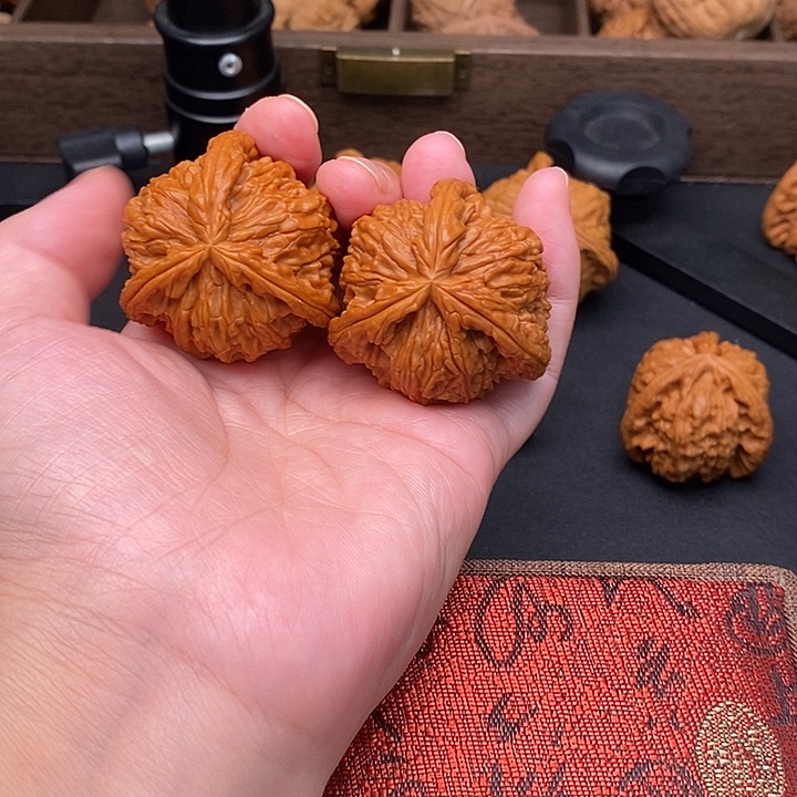 北***生把件文玩核桃白奔