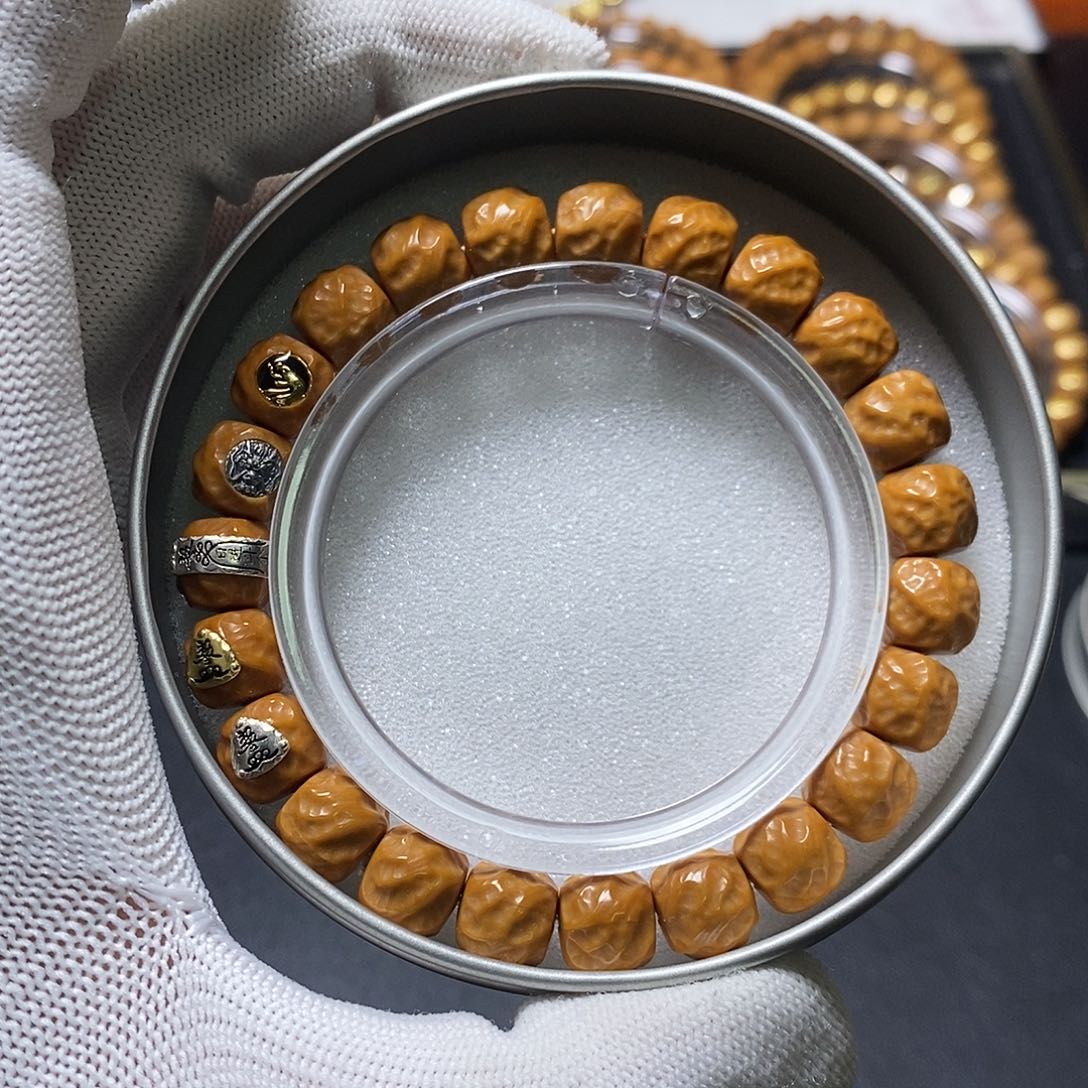 猴头核桃手串五标观山无相 10左右 全品 327号