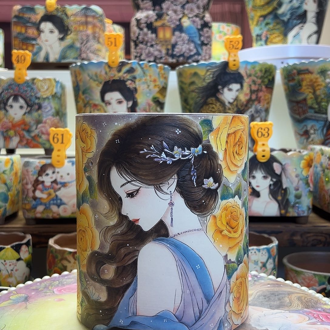 Gogo的精工美女高圆桶盆（五折）