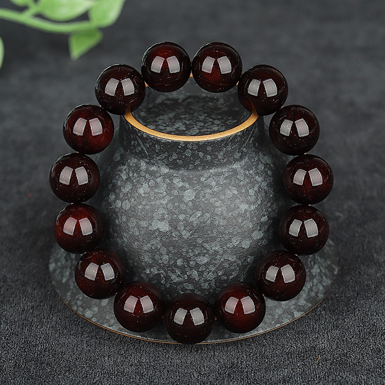 印度小叶紫檀1.5圆珠的单圈