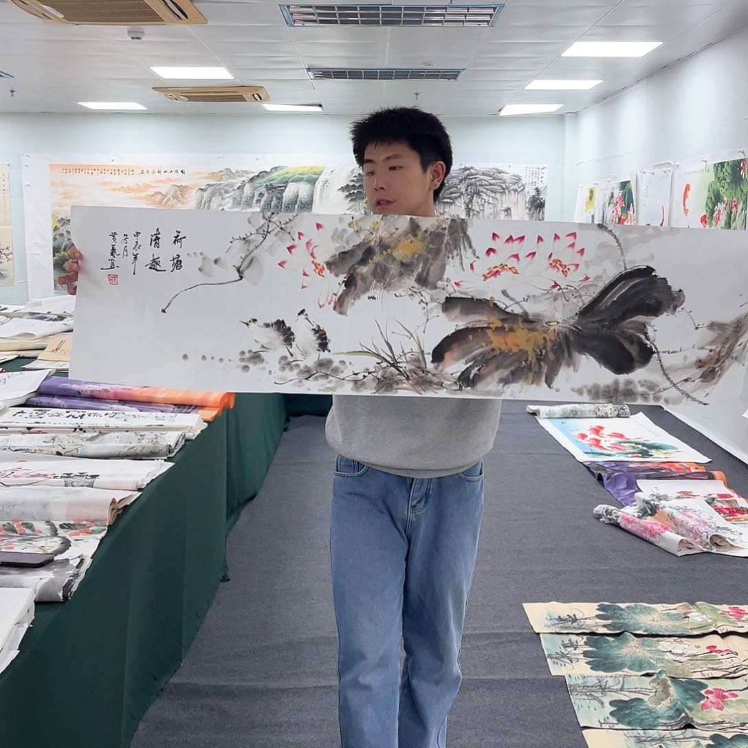 国画国画纯手工作品