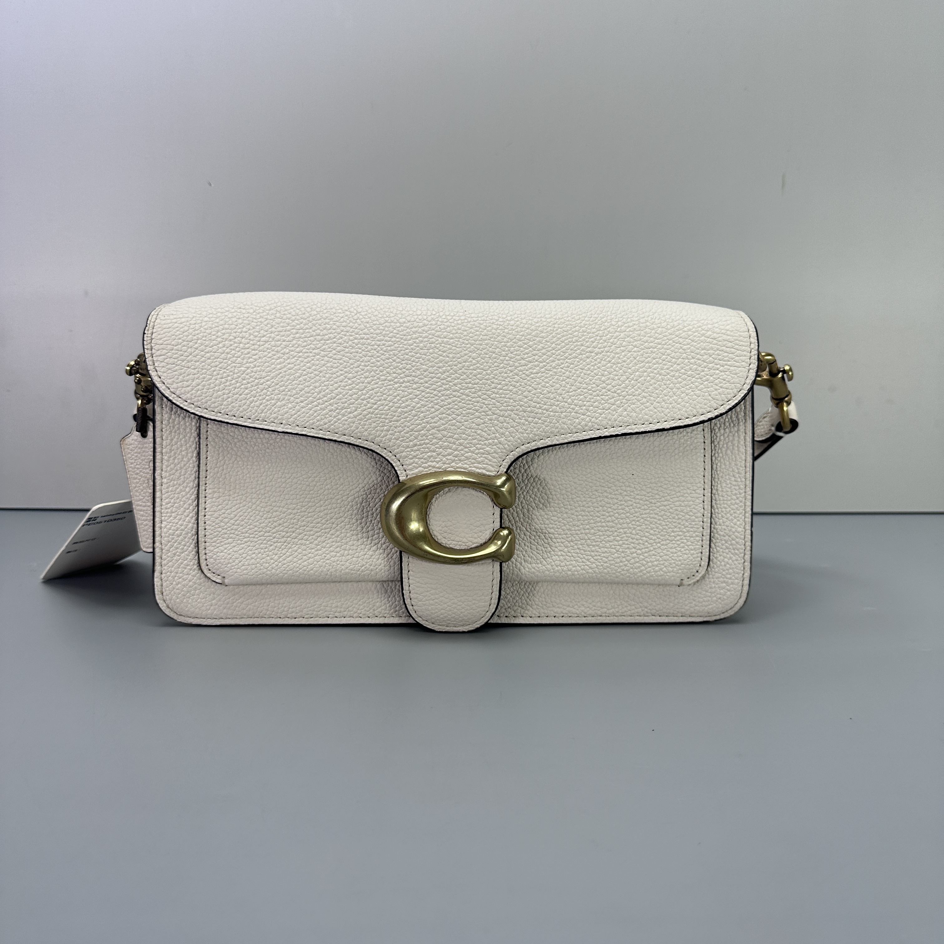 90新 COACH/蔻驰 tabby26白色单肩包26*14*7M052201