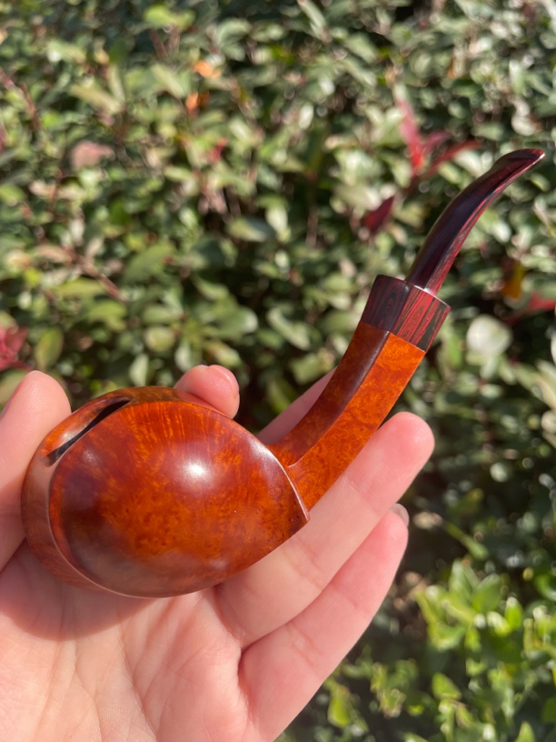 石楠木手工烟斗——大长腿河豚光面（严欢老师）