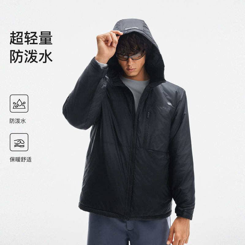 【新雪丽暖绒棉服】BODYDREAM 超轻量防泼水棉服男冬季户外连帽外套