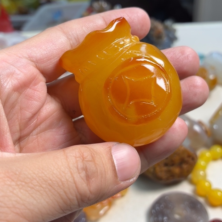 玛瑙/玉髓未镶嵌吊坠(不含链)