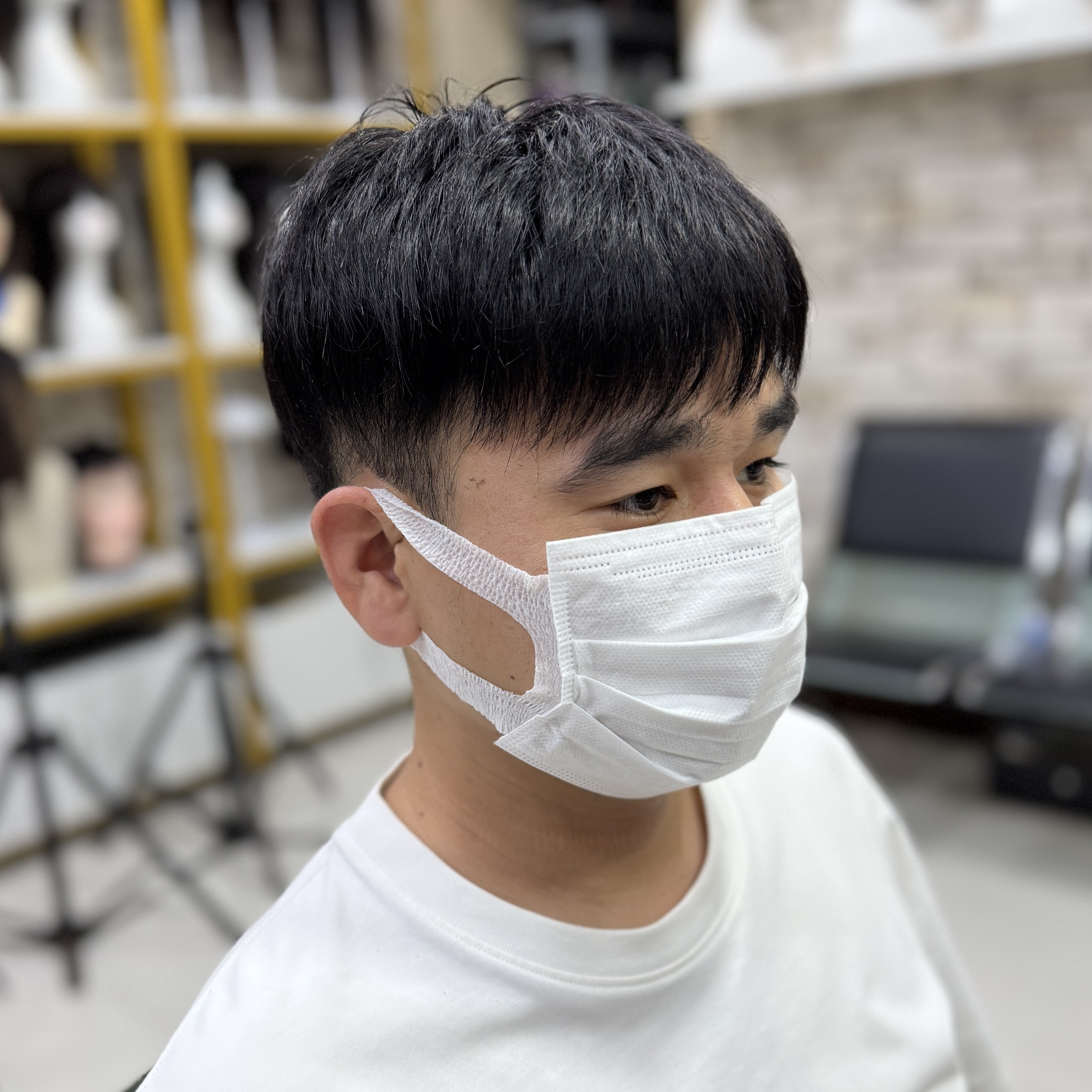 男士真人发丝定制 02款 仿真头皮款 轻薄透气 舒适内网