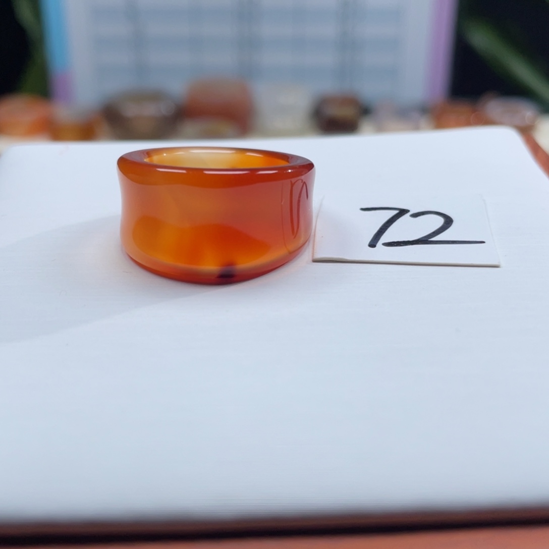 玛瑙/玉髓未镶嵌戒指Z17.6港16