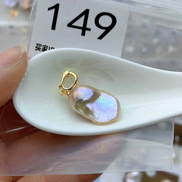 淡水珍珠颈饰银S925镶嵌