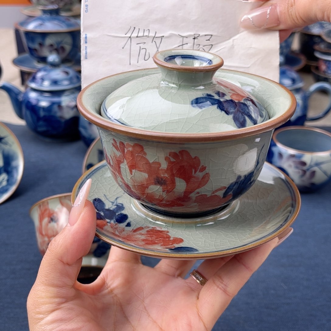 杯景德镇手绘手绘茶具