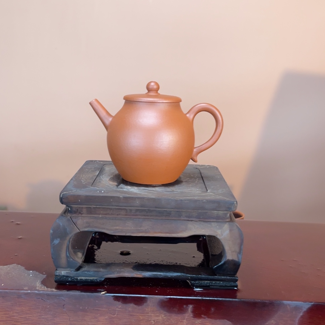 茶壶紫砂原矿红包泥180cc