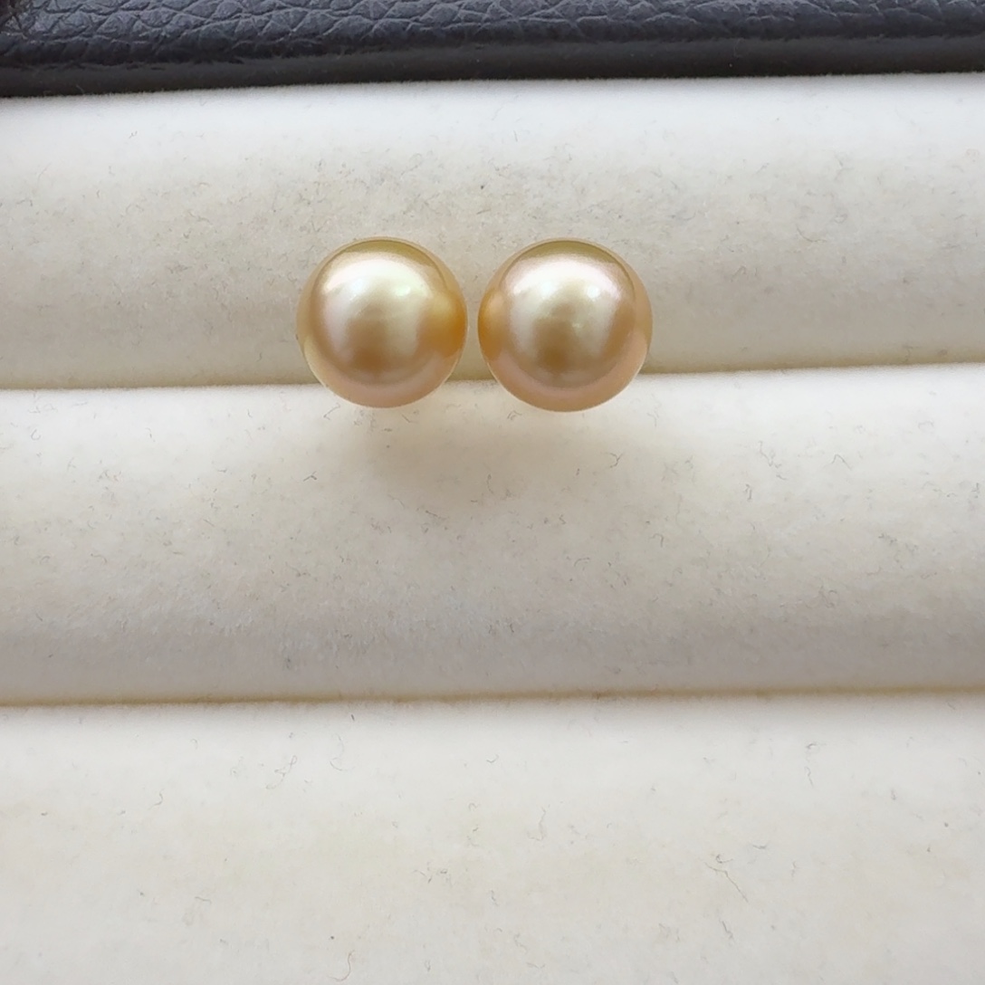 海水珍珠耳饰未镶嵌