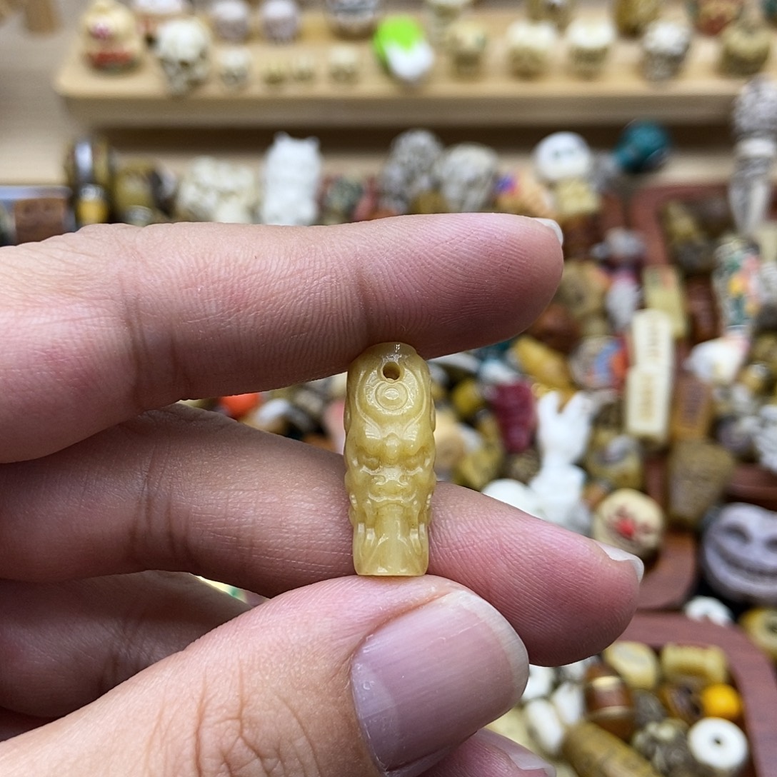 驼骨其他兽面三通