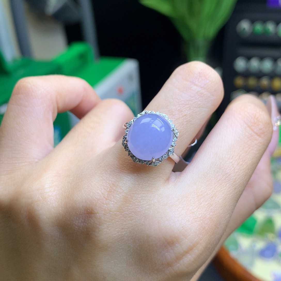 翡翠颈饰18K金镶嵌有***天然