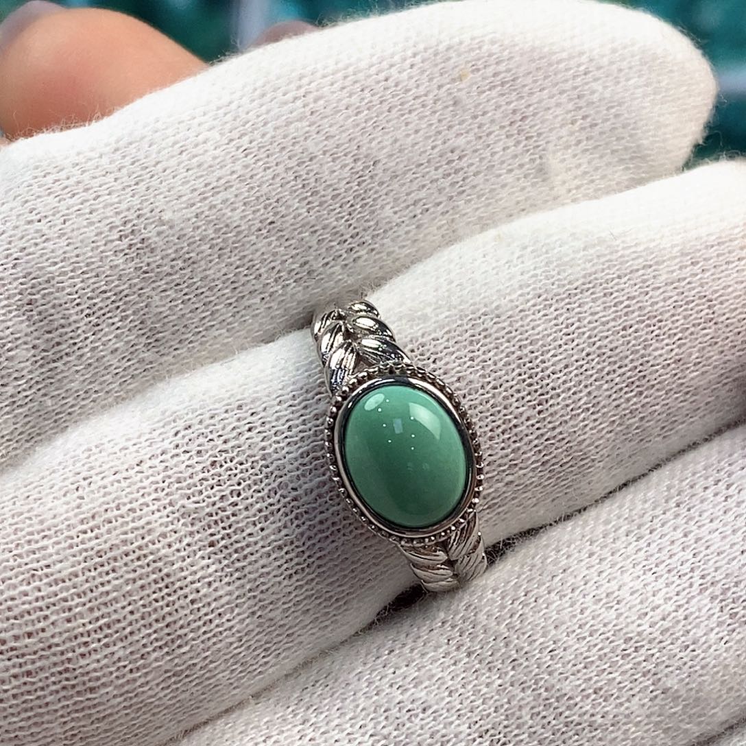 绿松石银S925镶嵌配饰