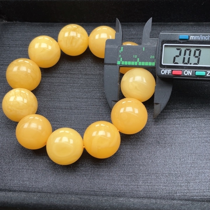 蜜蜡裸石未镶嵌蜜蜡20➕手串