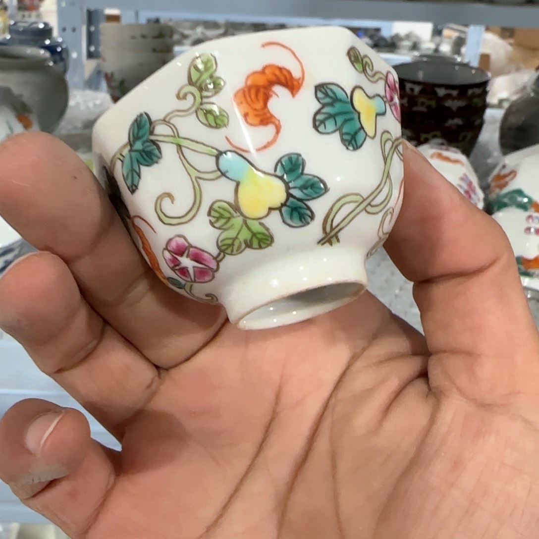 瓷片摆件手绘瓷器全部处理了吧