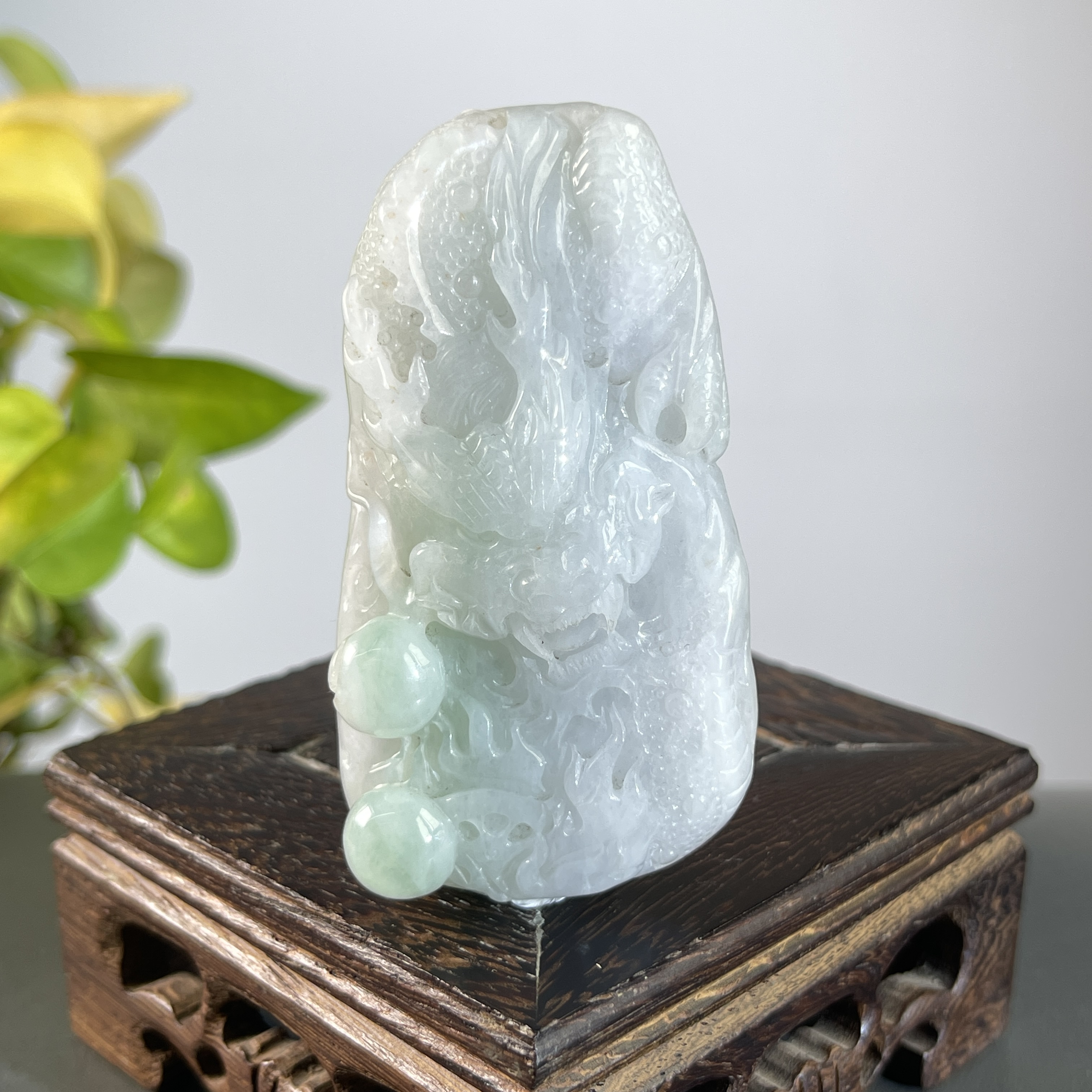 JYB16-59  天然缅甸A货翡翠  龙牌