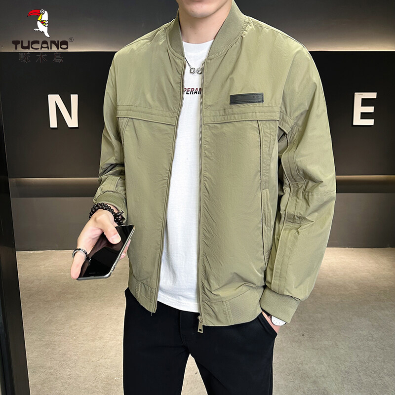 TUCANO/啄木鳥2025春季新款男士棒球领夹克时尚档次百搭休闲帅气