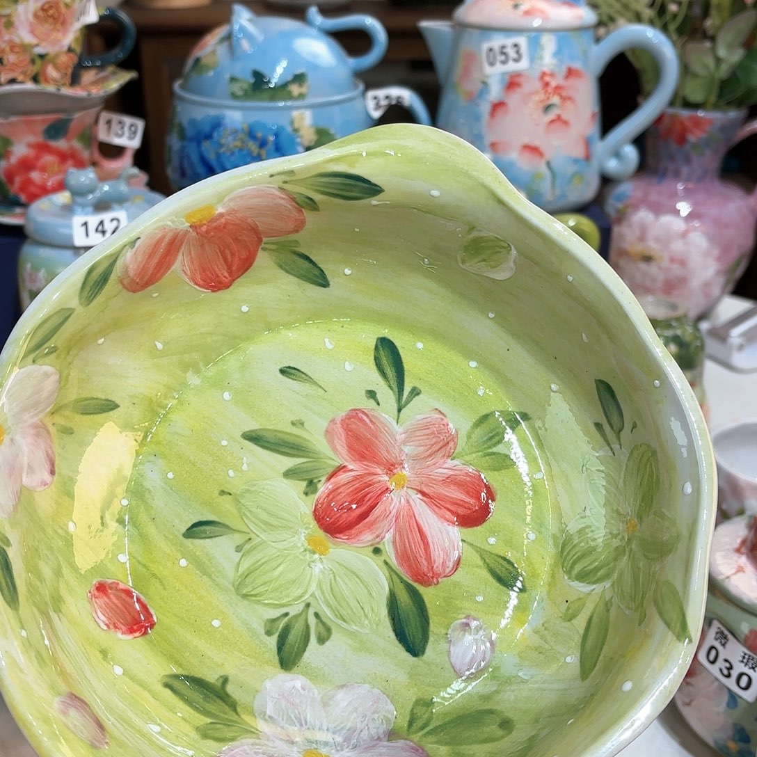 景德镇手绘高温釉下彩陶瓷茶具