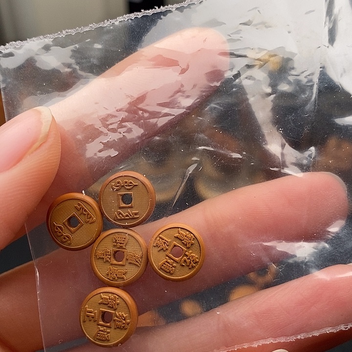 橄榄核吊坠?****࿐五帝钱