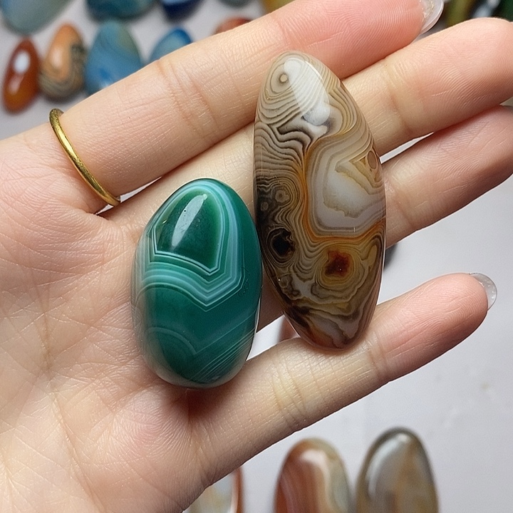 ****茶玛瑙/玉髓未镶嵌颈饰