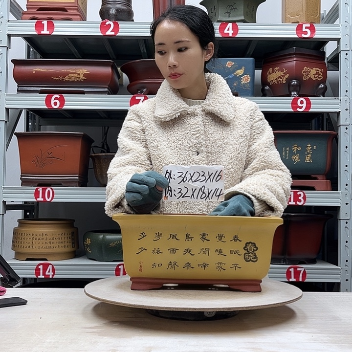 紫砂花盆紫砂花盆