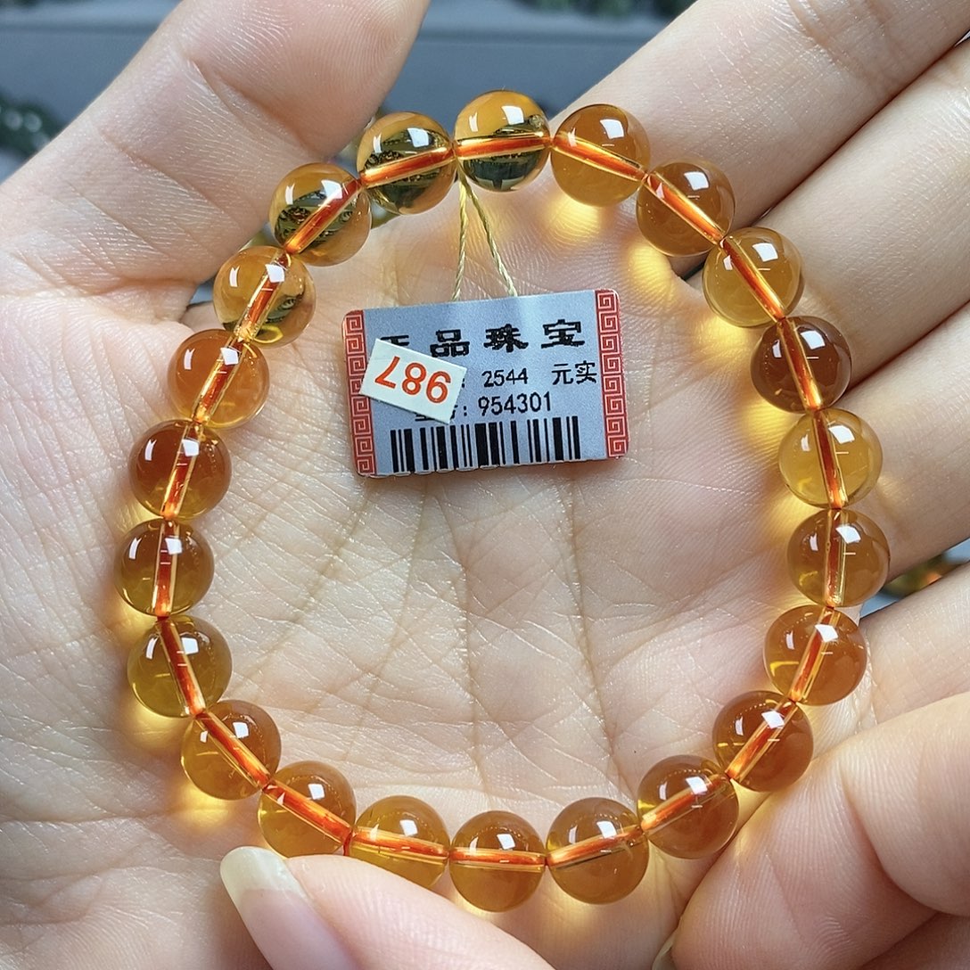 未镶嵌水晶手链黄水晶954301