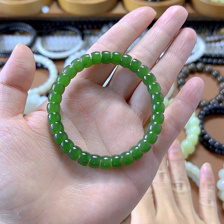 和田玉手串未镶嵌