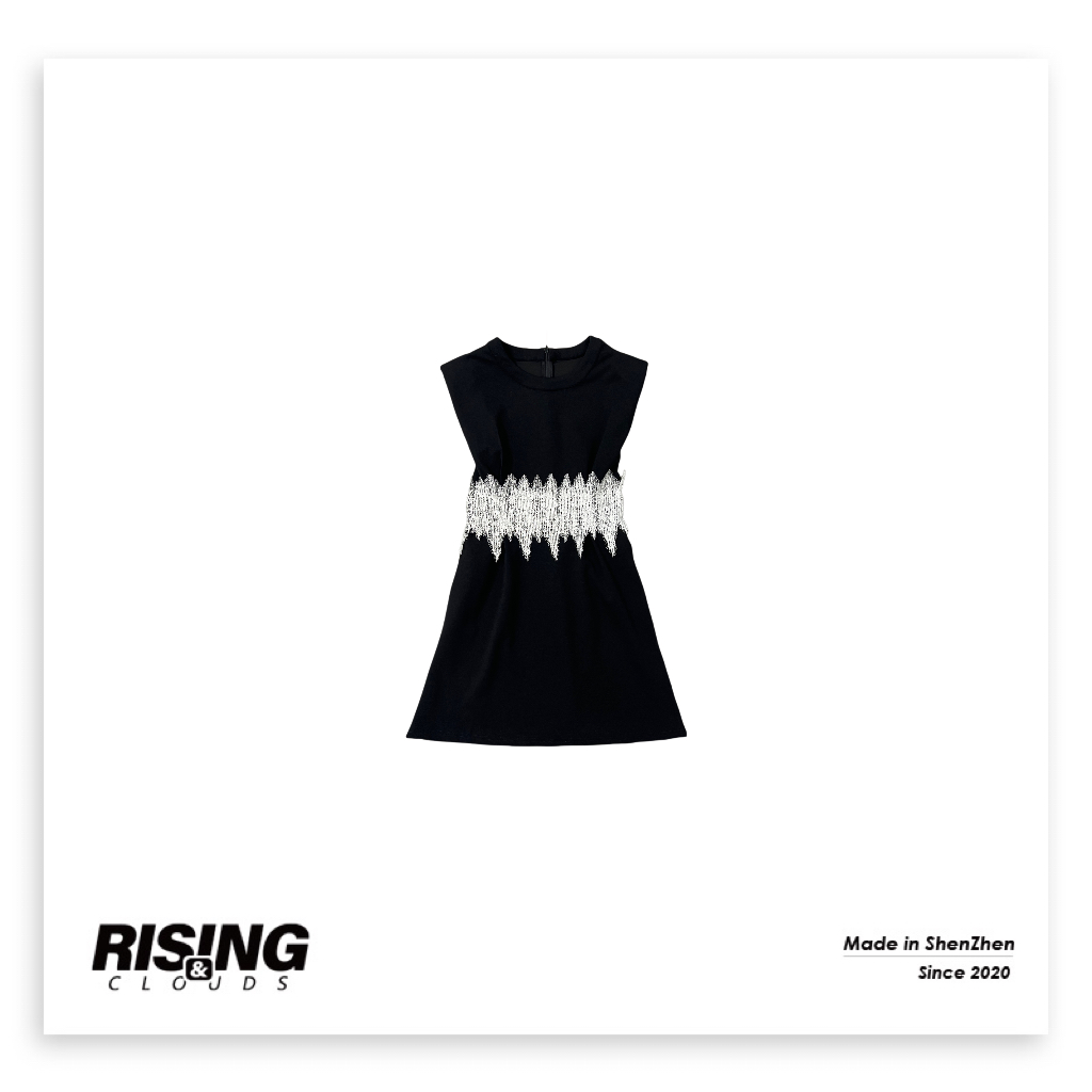 现【安妮】深圳南油夏季款气质轻奢连衣裙050276