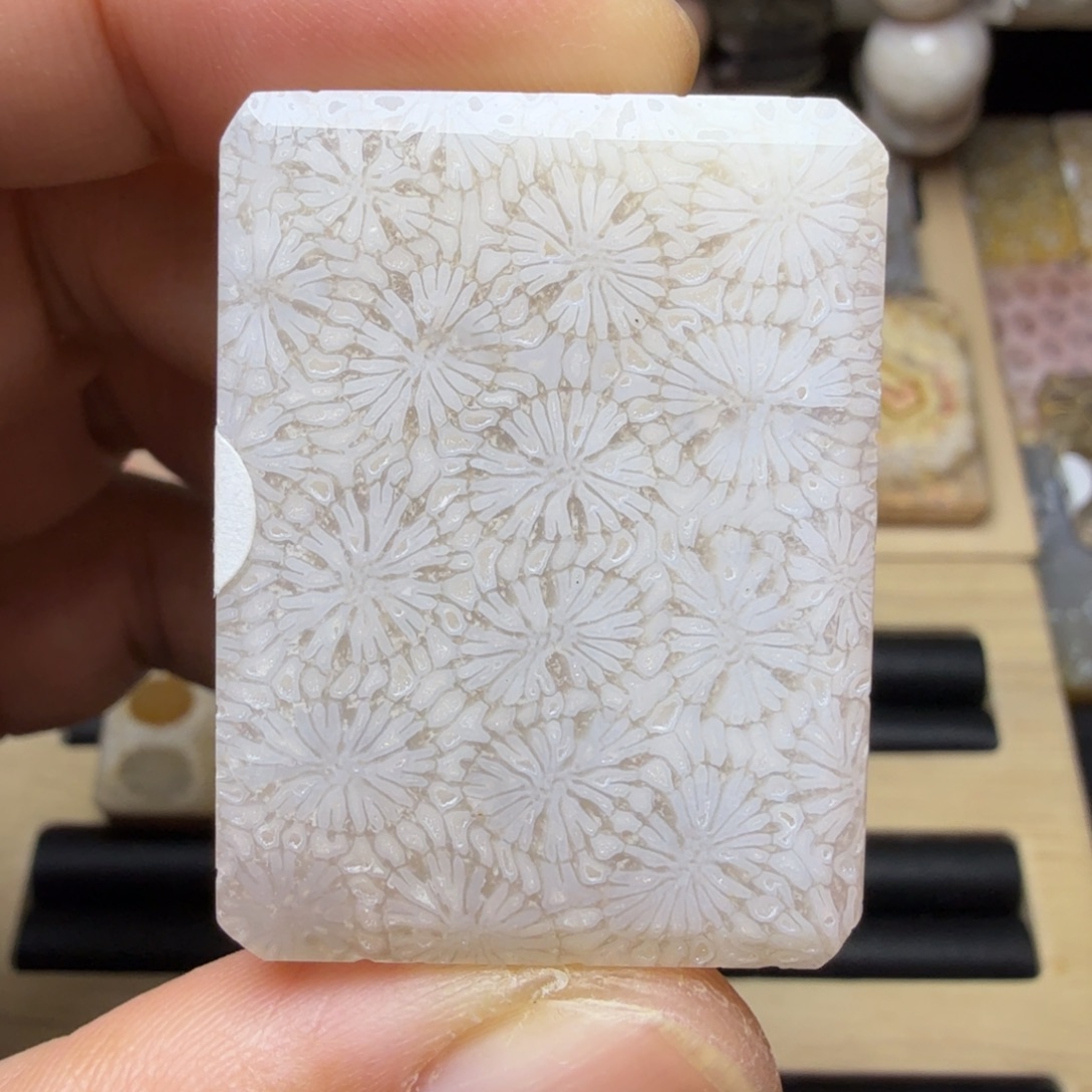 硅化玉未镶嵌纯天然色有机玉石保真色