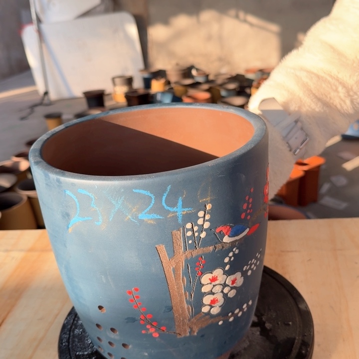 紫砂紫砂花盆d c vv