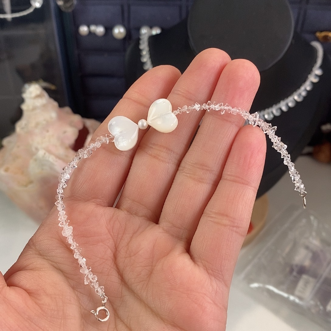 银S925镶嵌手链水晶