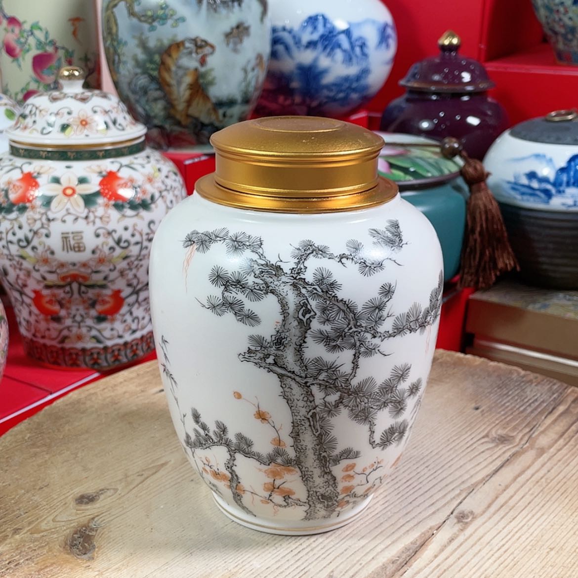 【闪购商品】罐陶瓷茶叶罐密封罐