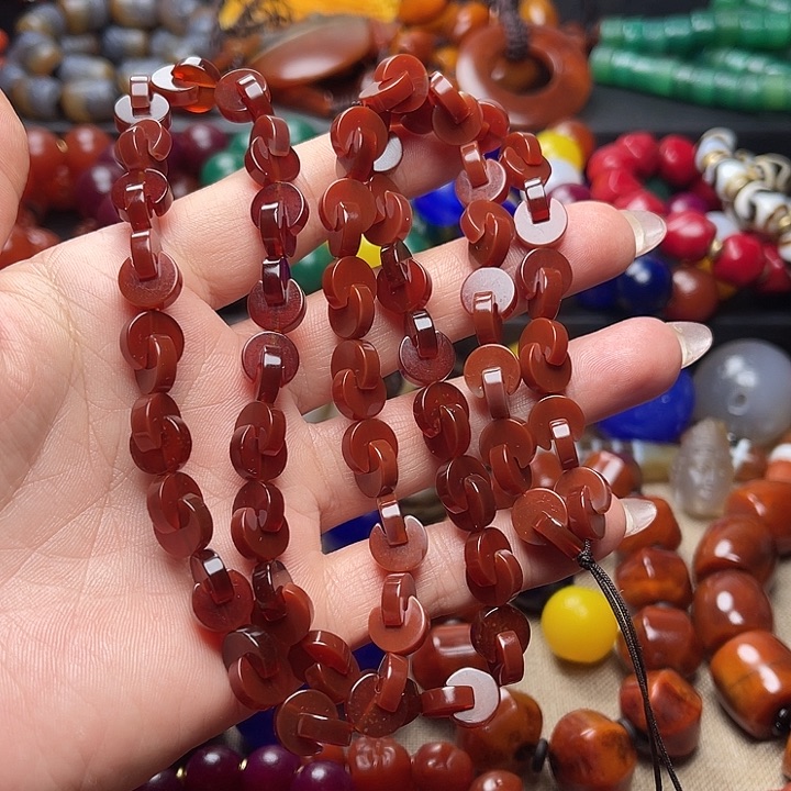 玛瑙/玉髓手链未镶嵌踏****方