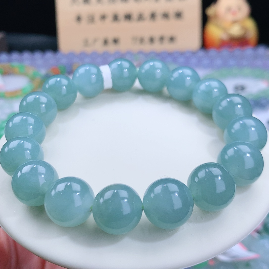 翡翠手链未镶嵌卡12.5