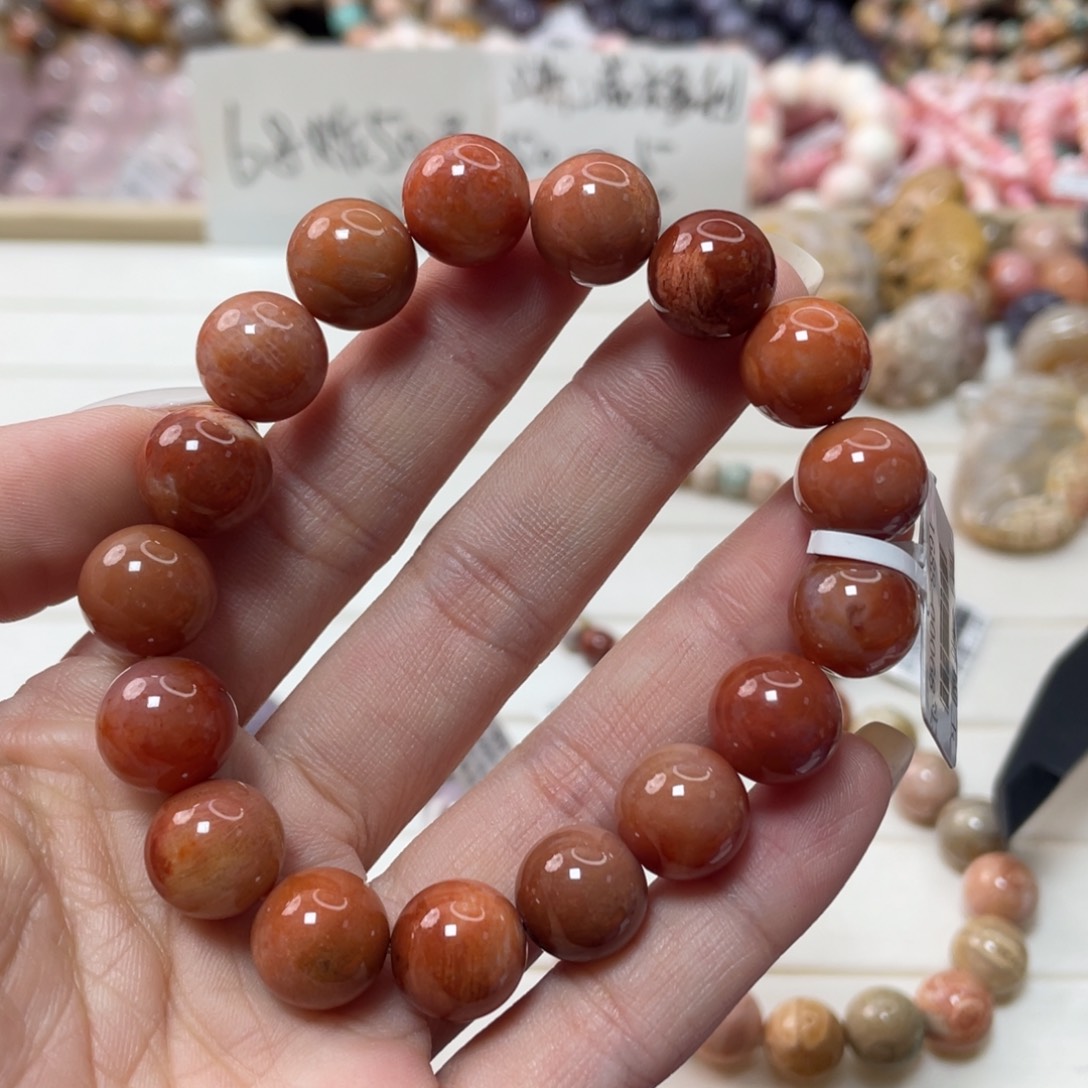 未镶嵌手链硅化玉T**a055