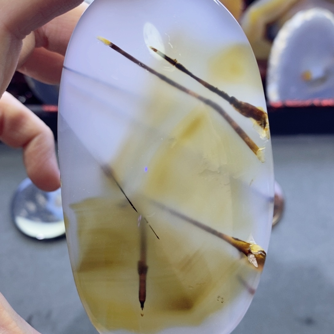 玛瑙/玉髓颈饰未镶嵌编号121