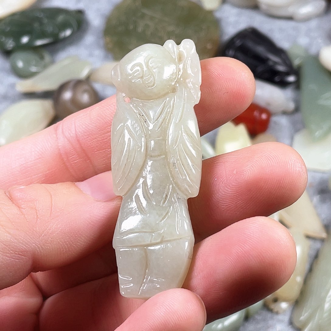 和田玉（糖玉）未镶嵌颈饰