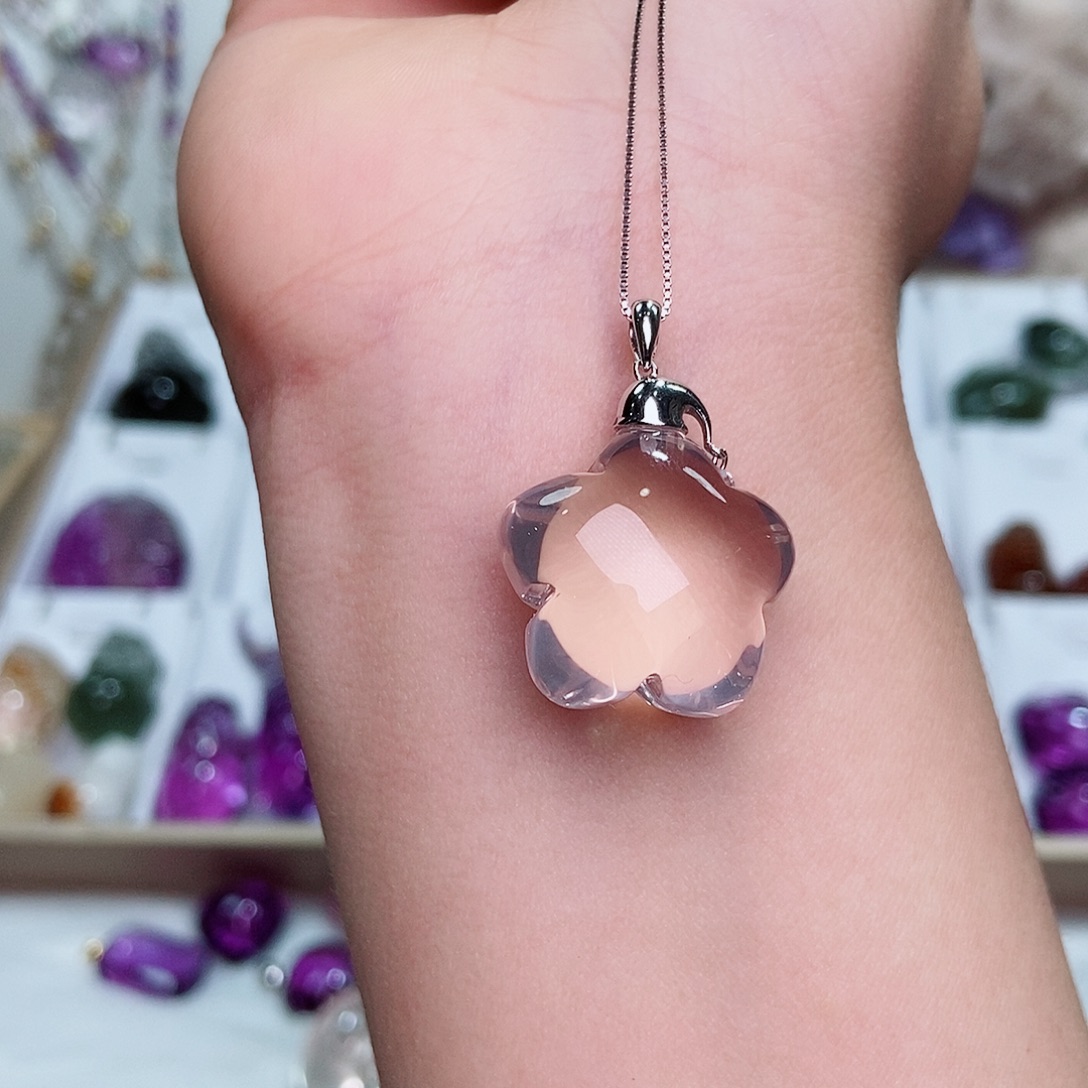 吊坠(赠链)银S925镶嵌水晶