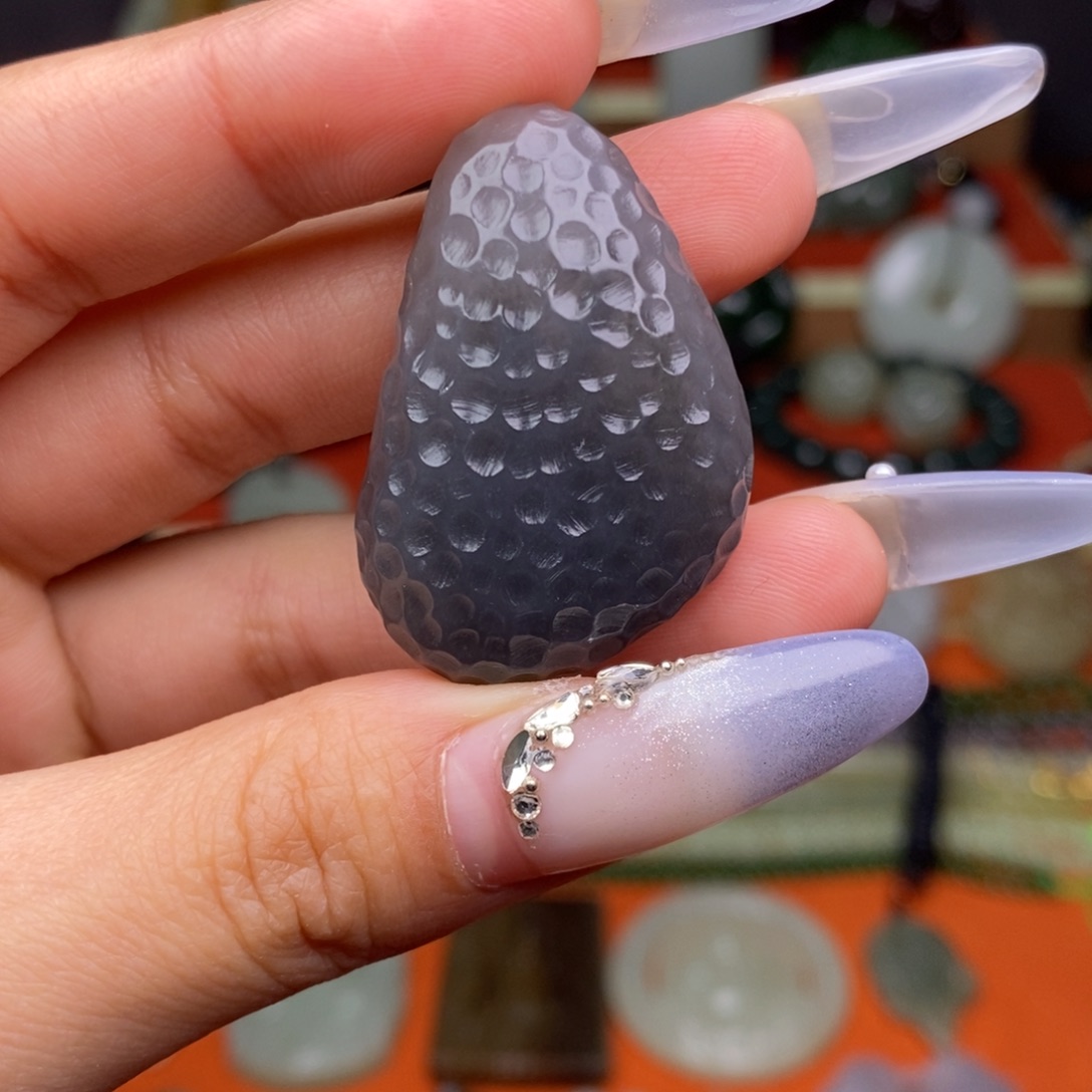 和田玉颈饰未镶嵌穿绳需备注