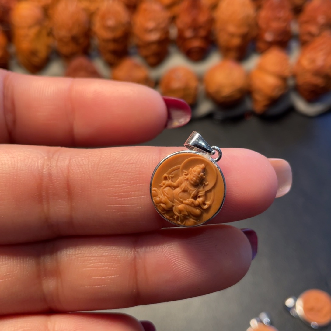 【闪购商品】手串/手链橄榄核静**光黄财神